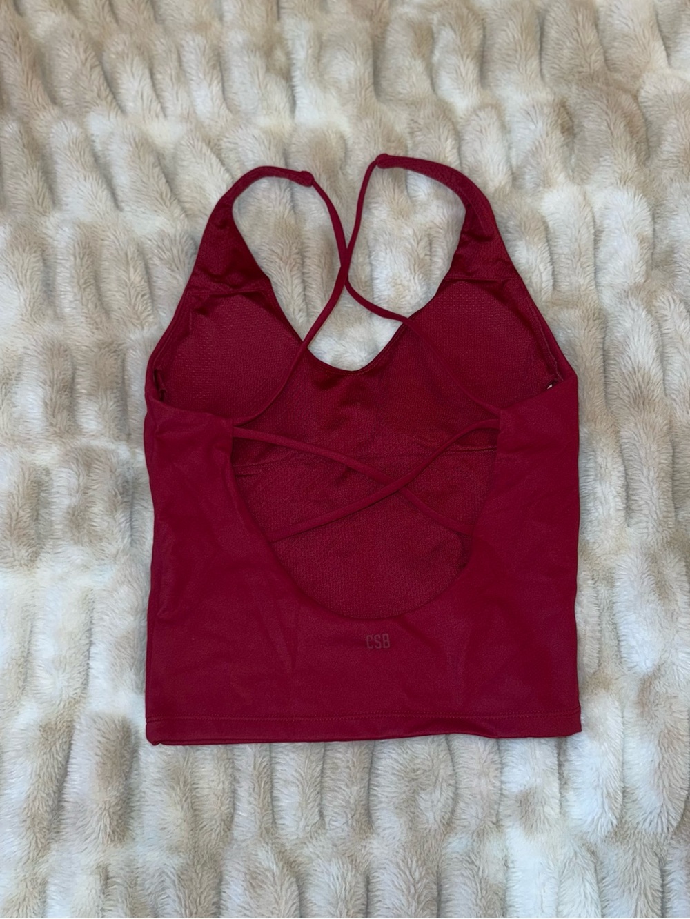 CROP SHOP BOUTIQUE CSB Freedom Haven Tank - Cherry - Size small - Picture 5 of 7
